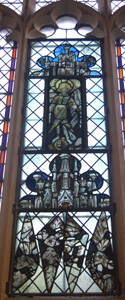 Chancel north wall window August 2009
